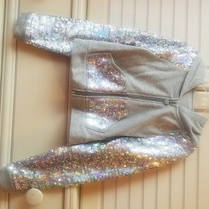 Girls Justice sequin jacket